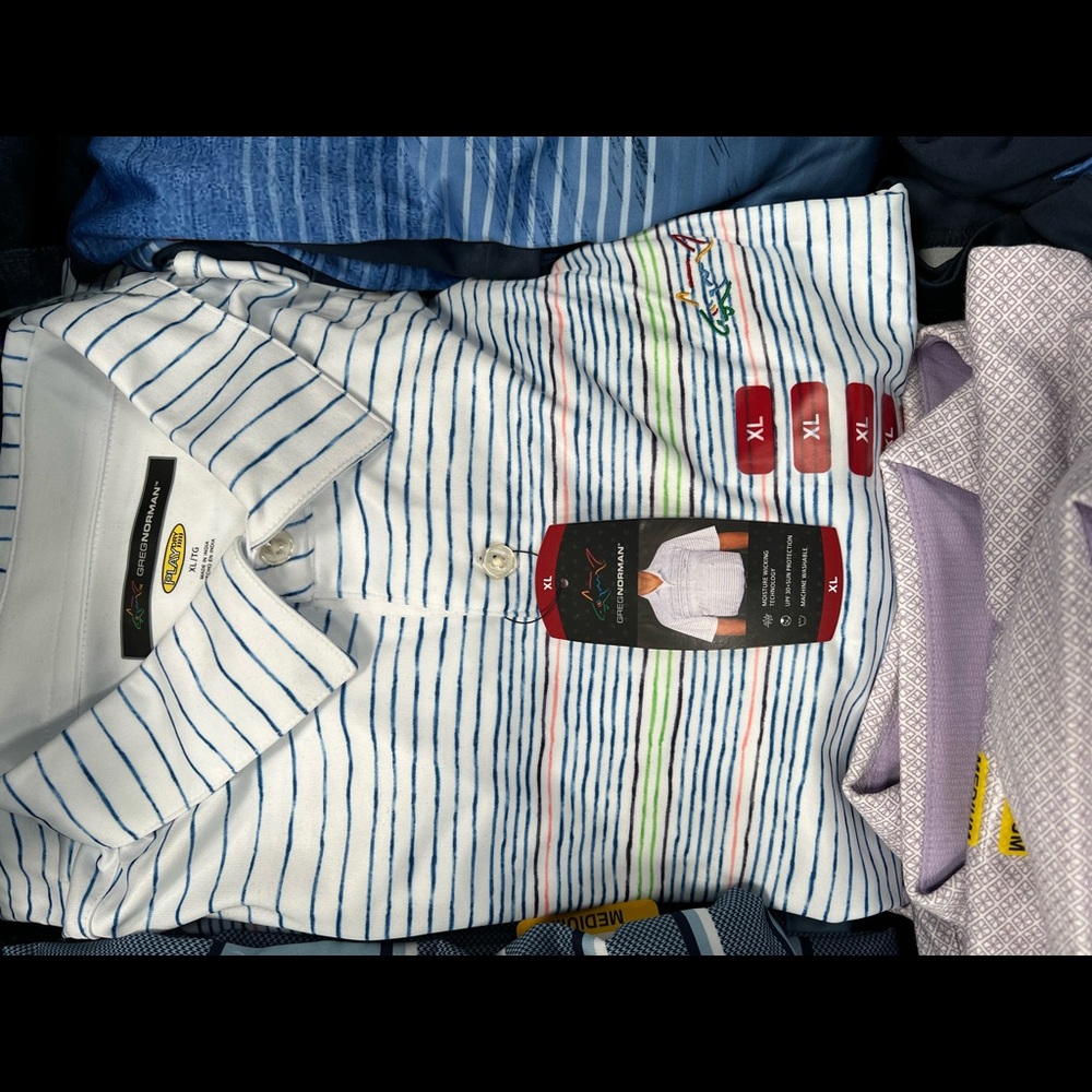 Greg Norman golf shirts